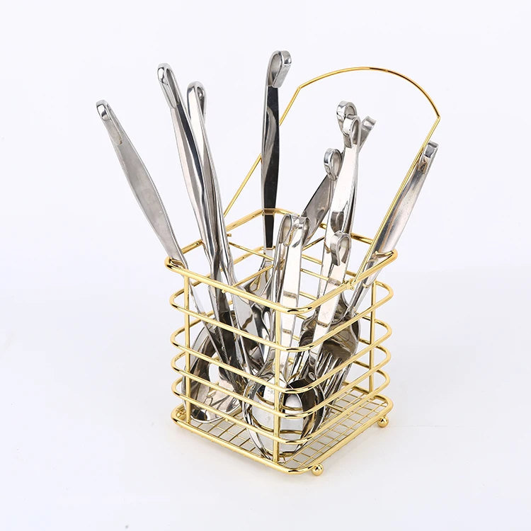 
Tableware storage rack household hanging knife and fork spoon storage rack 