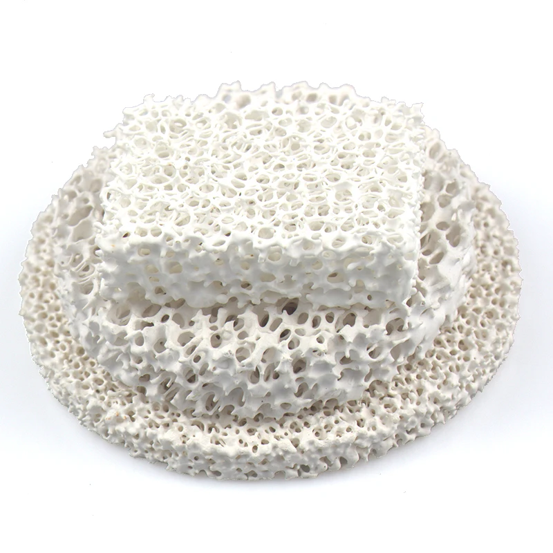 NanXiang Alumina Ceramic Foam Filter Porcelain Porous Plate Filter for Metal Casting