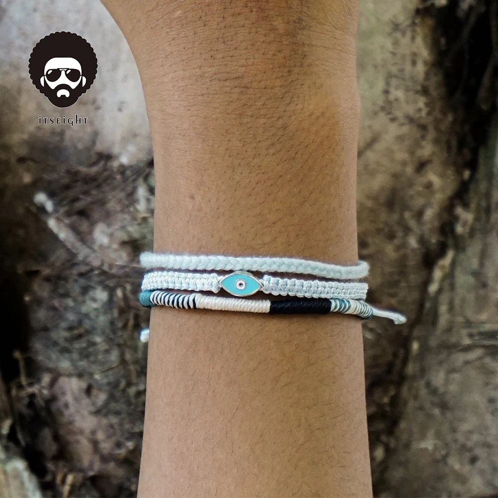 Wholesale European and American step into hand-woven bracelet chain beaded bracelet rice beads bohemian beaded bracelet jewelry