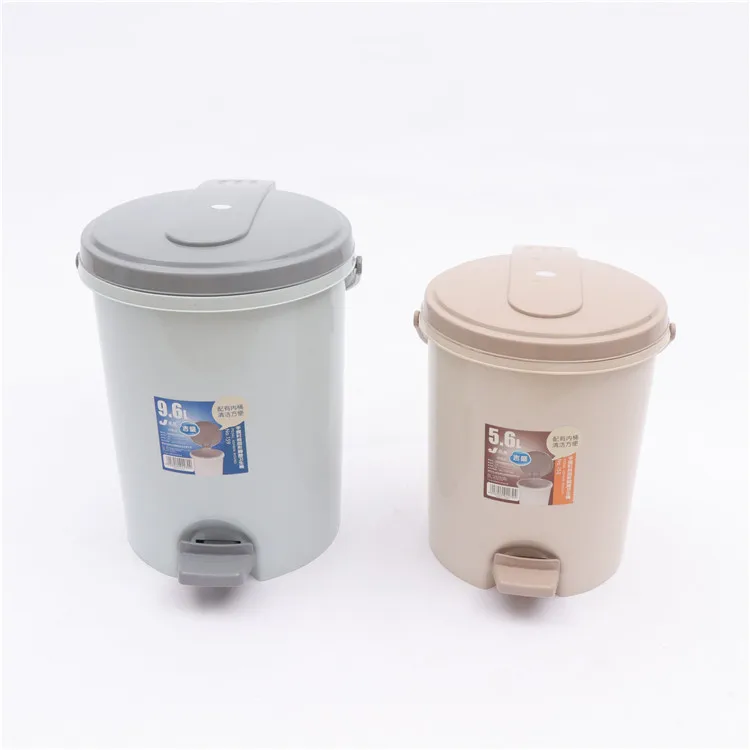 
AOY LJT-158/LJT-159 small size plastic dustbin, Portable foot pedal apartment/toilet dustbin 