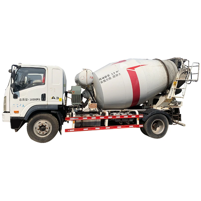 Bottom Price Uesd Flat Mouth Cement Mixer Truck Concrete Mixer Truck For Construction Sites