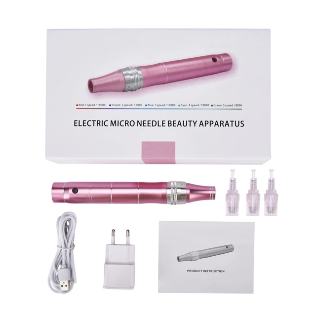 Derma with cartridge 9 12 36 / nano needle hyaluronic injection pen