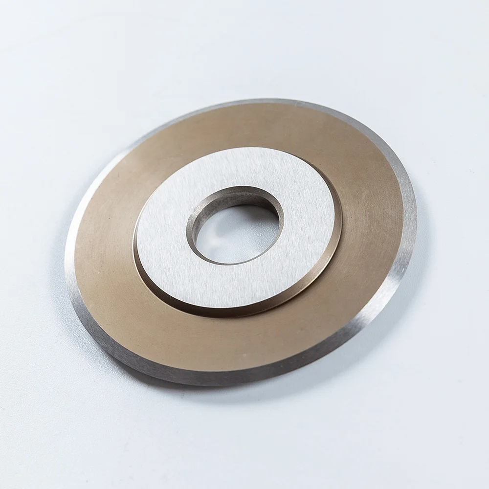 High Precision Hardened Chrome Alloy Fast Cutting Crush Cutter Score Slitter Blade for Paper Foil