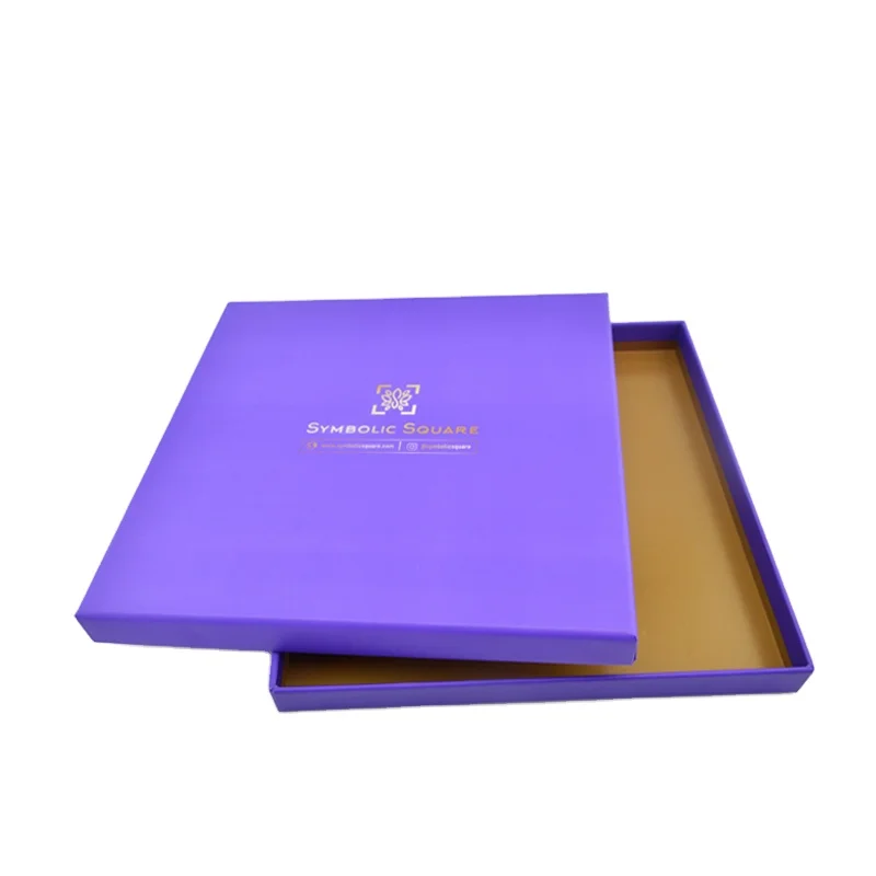 Custom Luxury rigid Gift Box with Lid for presents white cardboard paper t shirt packaging box