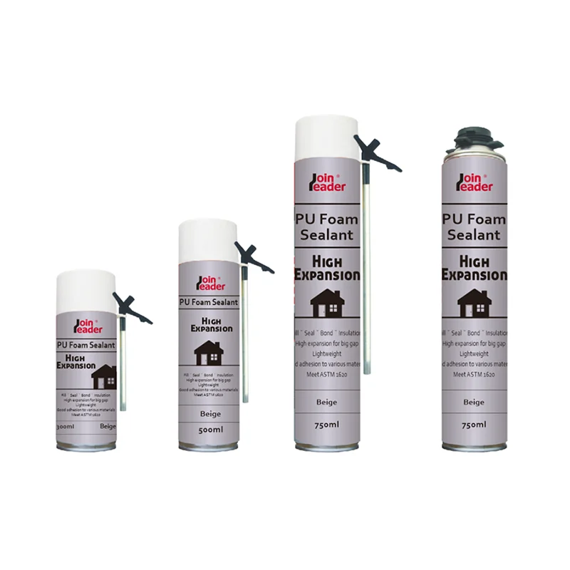 Cheap price general purpose pu foam sealant 750 ml expanded polyurethane spray foam structural PU foam
