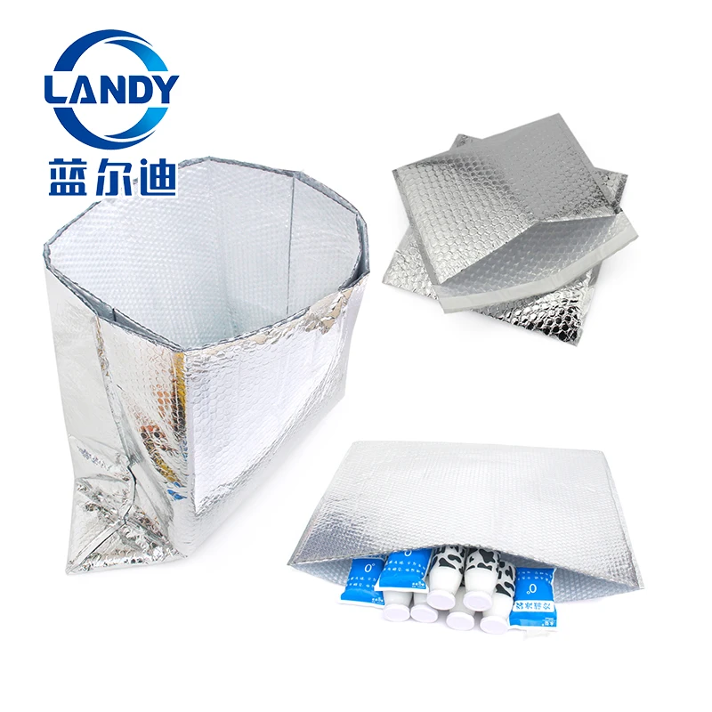 72 hour metallic foil insulated bubble mailer for food,a4 eco foil cool shield thermal bubble mailers