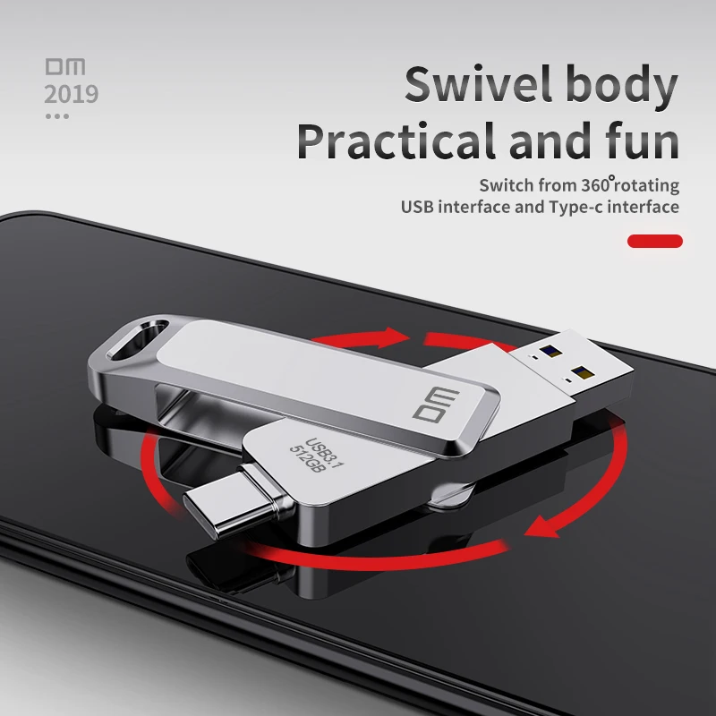 Manufacturers Produce Mini High-Speed Personalized Mobile Dual USB U Disk 16G OTG Computer Android Student Creative U Disk