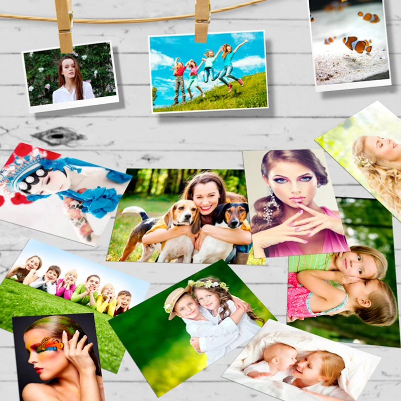 Wholesale 115g 115g 135g 160g 180g 200g A4 Size Inkjet High Glossy Photo Paper 180GSM for Inkjet Printers Printing Photos