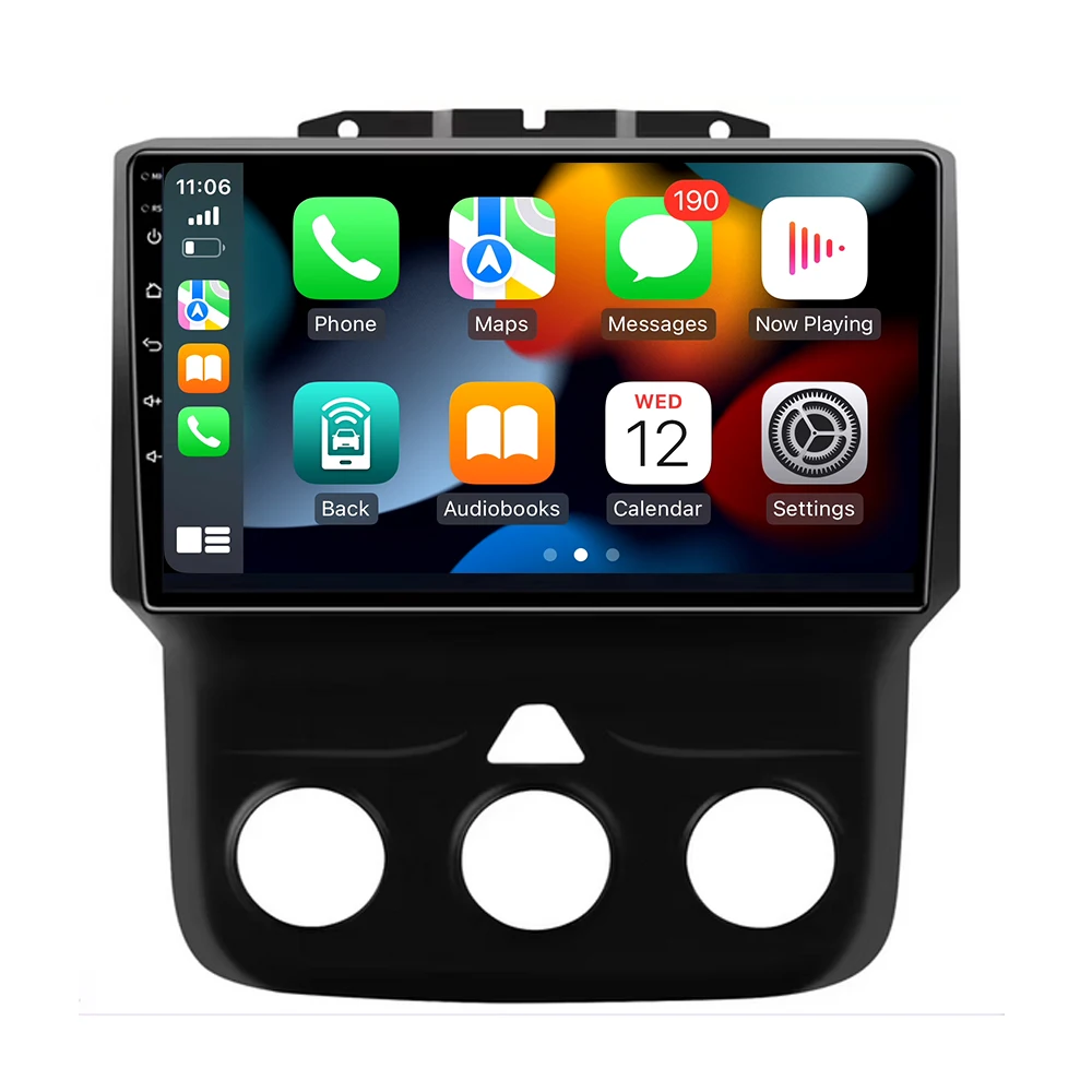 RUISO Car Radio Android Car Player For Dodge RAM 1500 2500 2013-2019 Car GPS auto carplay Multimedia audio all in one stereo