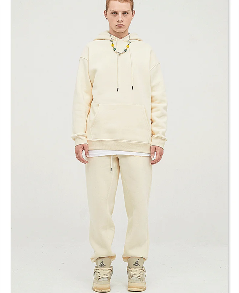 Осень-зима 2021, зимние однотонные флисовые и толстые повседневные толстовки унисекс с бархатной подкладкой