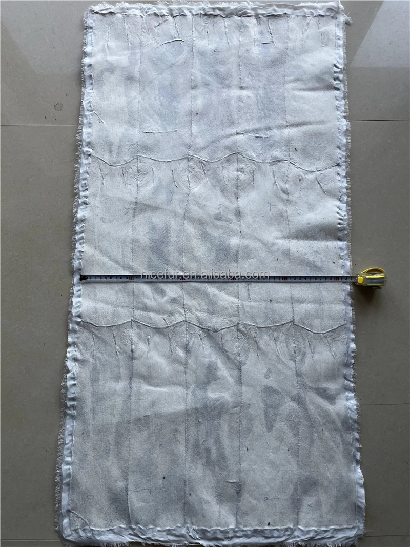 Wholesale Natural color real mink fur pelt blankets