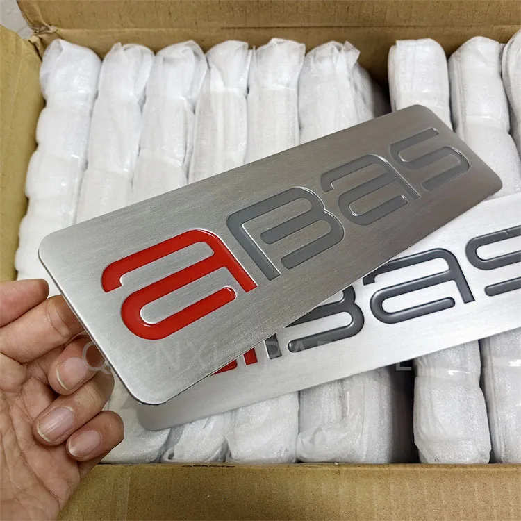 Etched metal plaques ss engraved nameplate stainless steel logo name plates