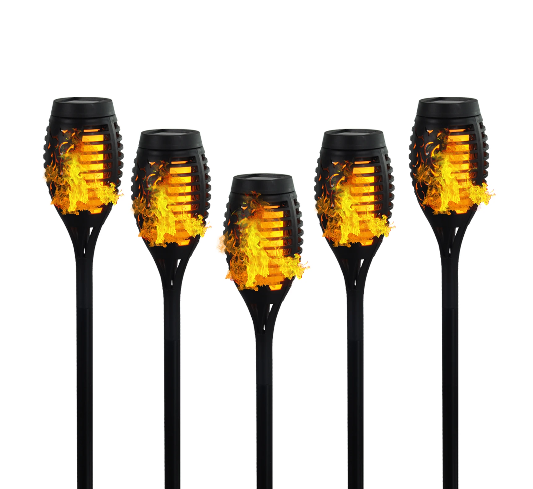 ENJOYSOLAR Solar Light LED Garden Landscape Yard Light with Flame Effect Dancing Flame Light Outdoor IP65 Waterproof Hot Selling