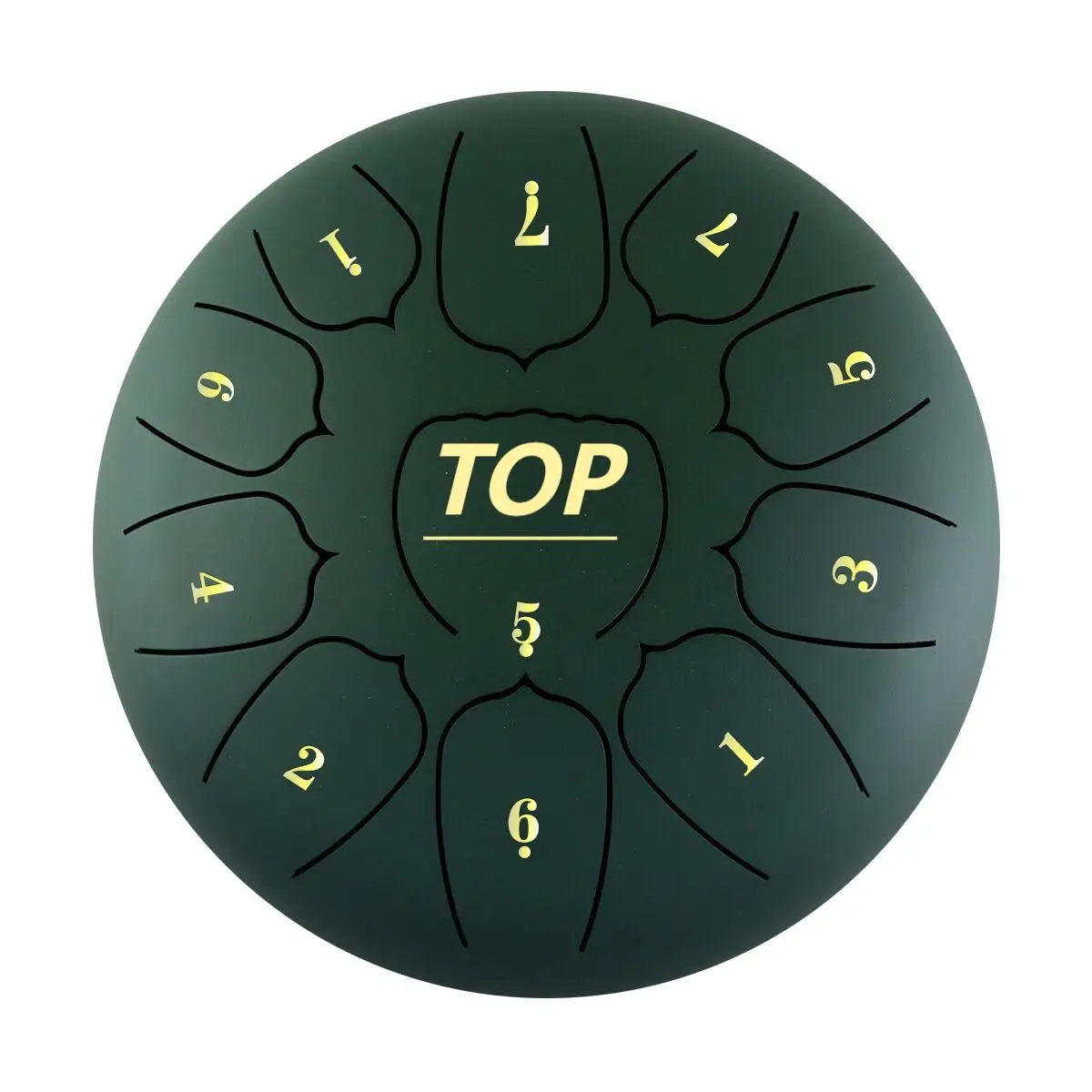 Customized logo and Design 11 Notes 6 Inches  Percussion Instrument Drum with Bag Music Book Steel Tongue Drum