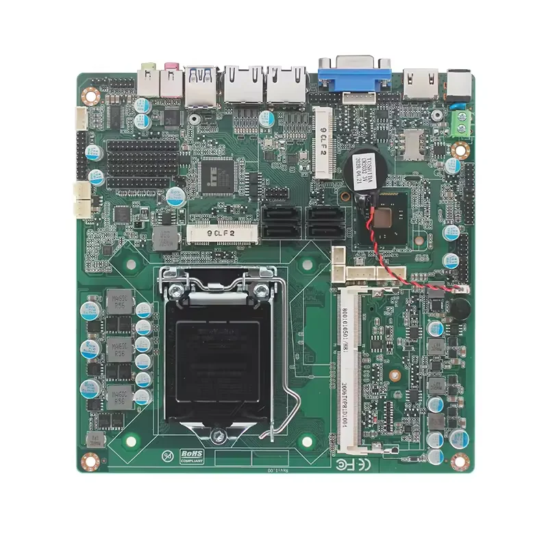 Zunsia LGA 1150 H81/B85 Mini ITX Motherboard 4th Intel i3-i5-i7 Celeron/Pentium DDR3 Dual LAN CPU Industrial PC Mainboard New