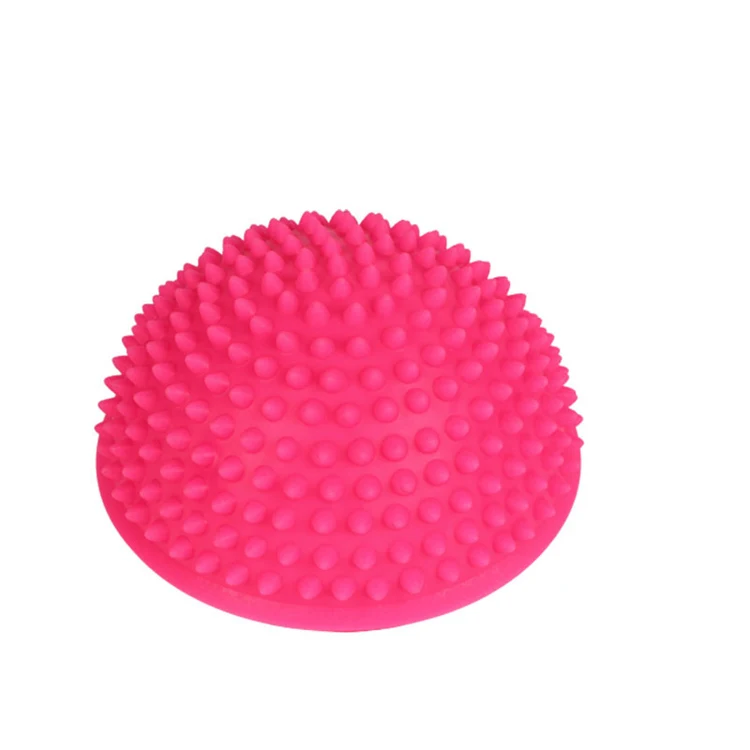 Fitness Soft and hard Spike Balance Pad PVC Half Massage Ball