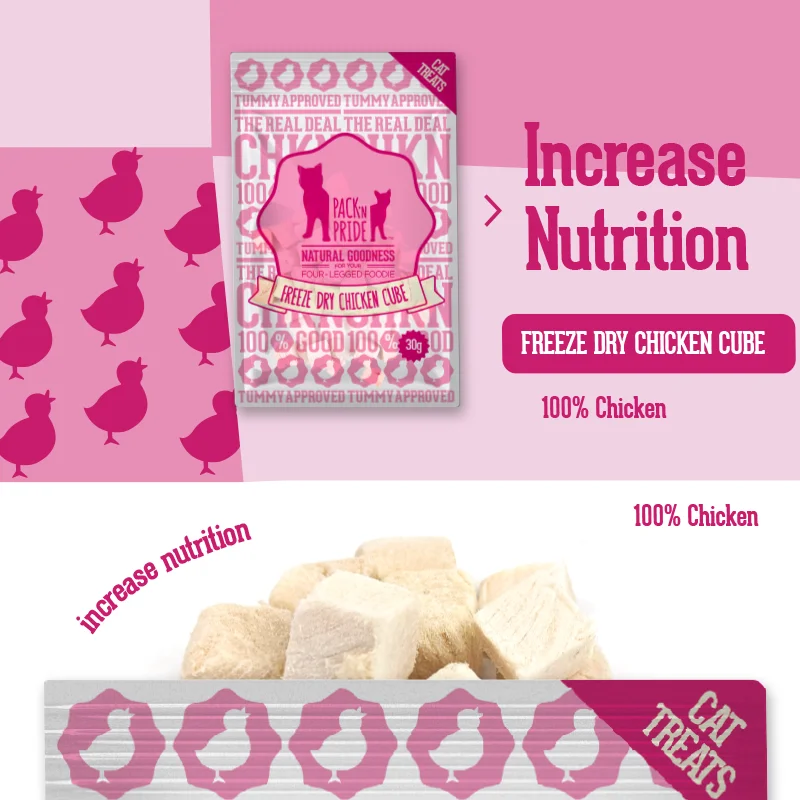 Pet Treats 100% Freeze-Dried Chicken Pet Food Treats for Dogs and Cats Freeze-Dried Chicken Granules kg Weight