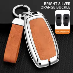 Hot Sale Car Accessories Designer Key Cover Zinc Alloy Leather Smart Three Buttons Car Key Cover For Su Ba Ru Brz Xv Sv Forester
