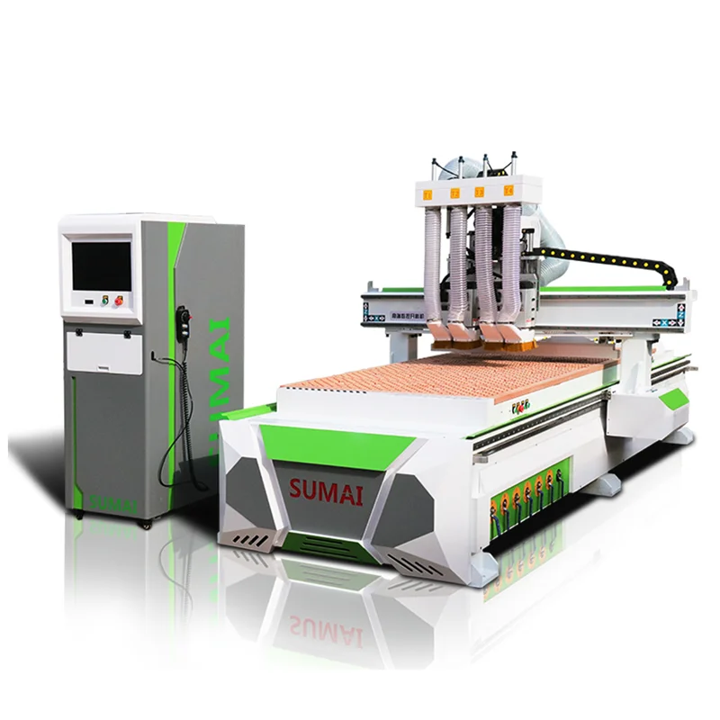 High quality china woodworking machinery 1325 wood machine cnc router 4 axes
