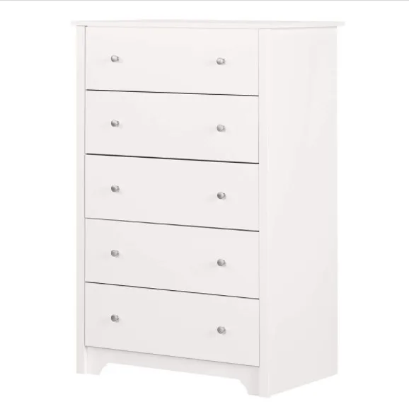 5 Drawer Chest Dresser Cabinet, Large Capacity Floor Storage Organizer,5 Tier Drawers with Smooth Slide for Home