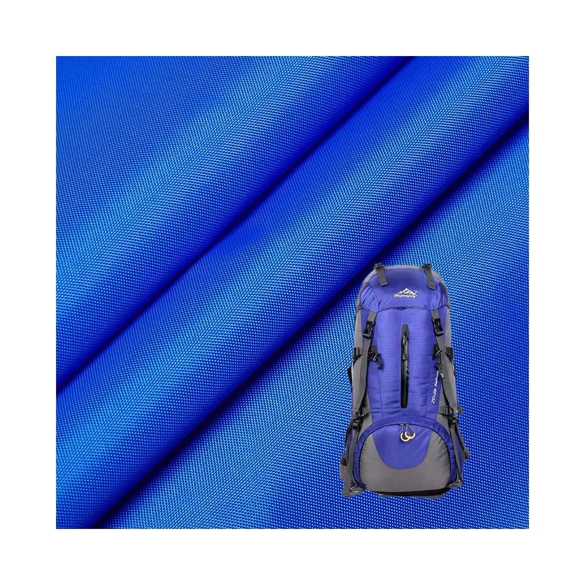 GRS Certified Recycled 210D 100% REPT  Polyester Fabric For Backpack Tent Outdoor