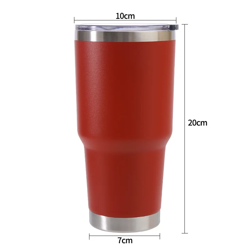 sublimation 30oz Stainless Steel Tumbler cooler Double Wall Vacuum Insulation Coffee Cup Travel Mug sports with lid