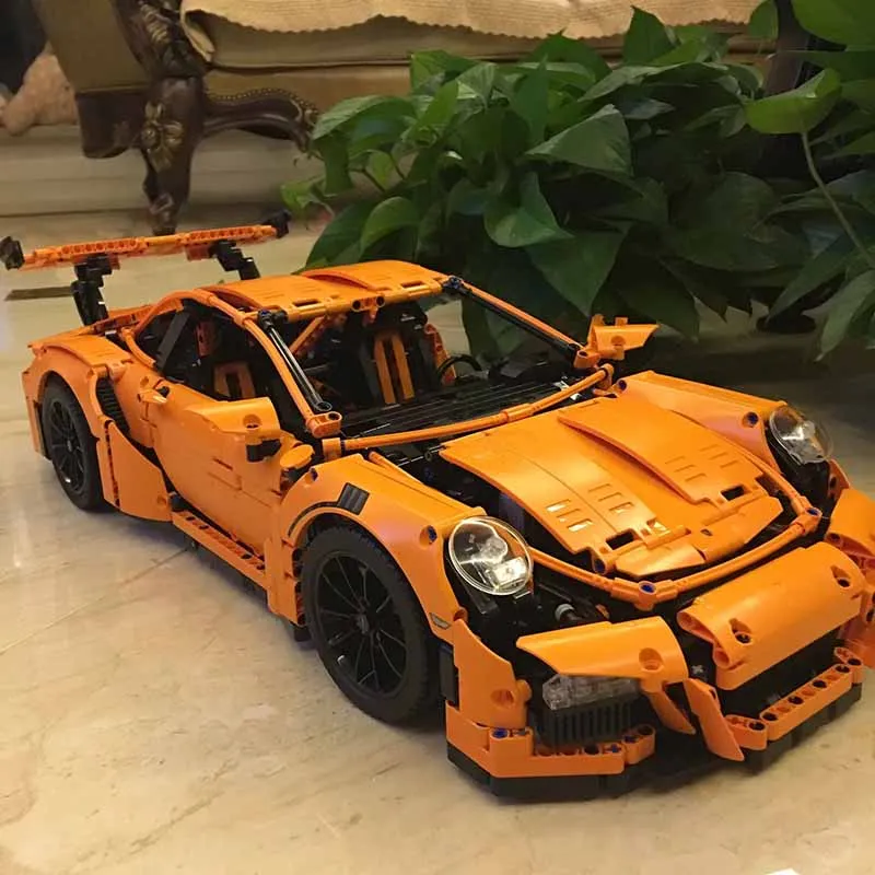 2750pcs Super Racing Car Model Building Blocks Bricks Technical The Pors CHeding 911 GT3 RS 20001 Compatible LegoINGlys 42056