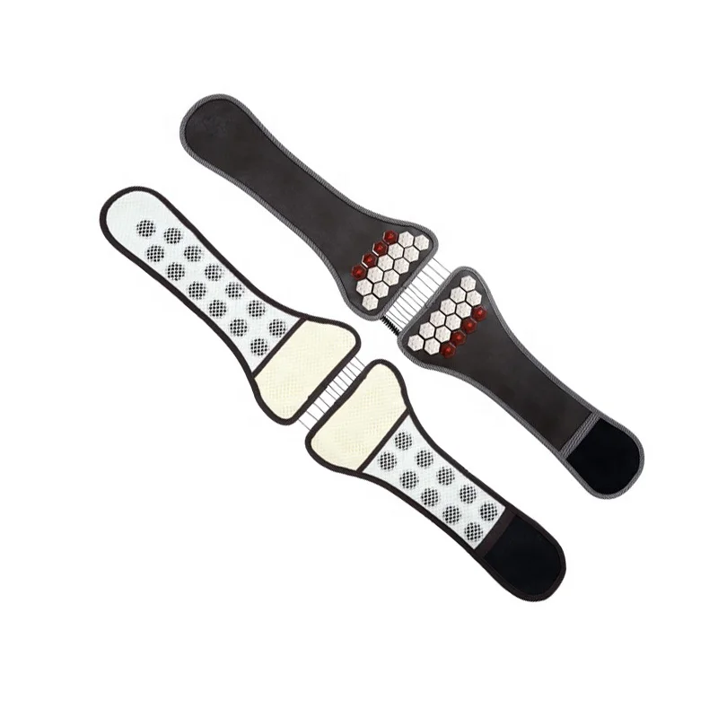 Tourmaline Waist Physiotherapy Belt Massage Mattress with Warm and Cold Protection for Pain Targeted Therapy