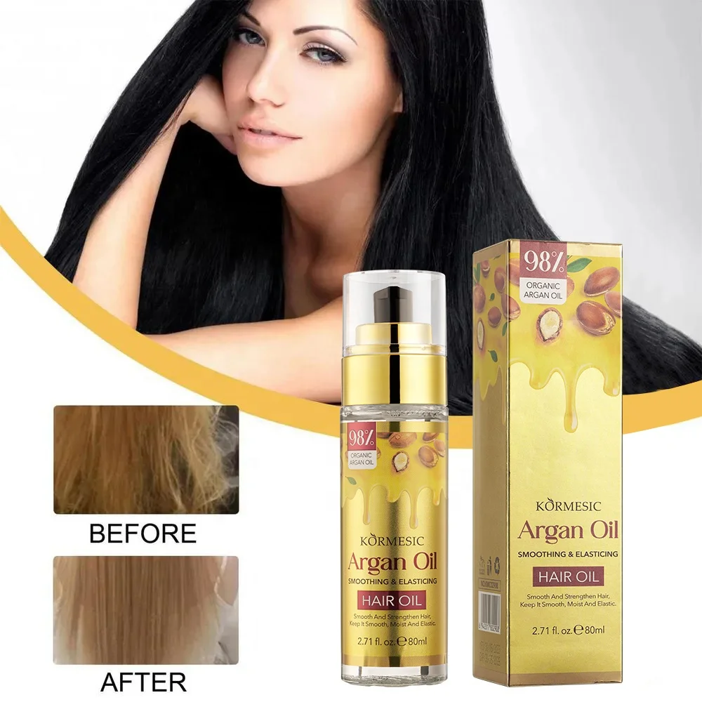 KORMESIC Wholesale private labels OEM Argan oil hair oil