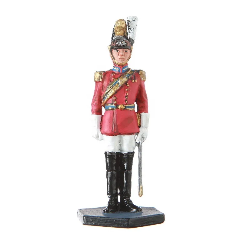 Tin Soldier of Guard Officer metal figurine  hand painted Statue