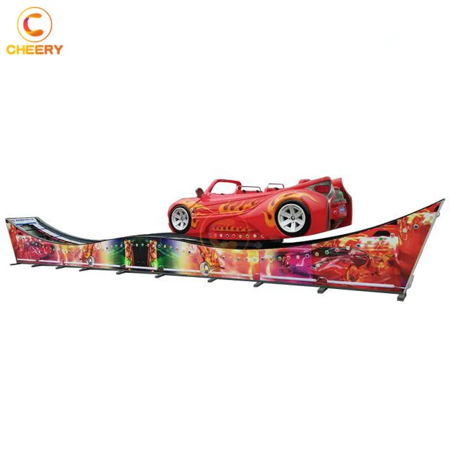 Double Wave Track High Speed Flying Car Amusement Park Rides Spin Children Flying Car