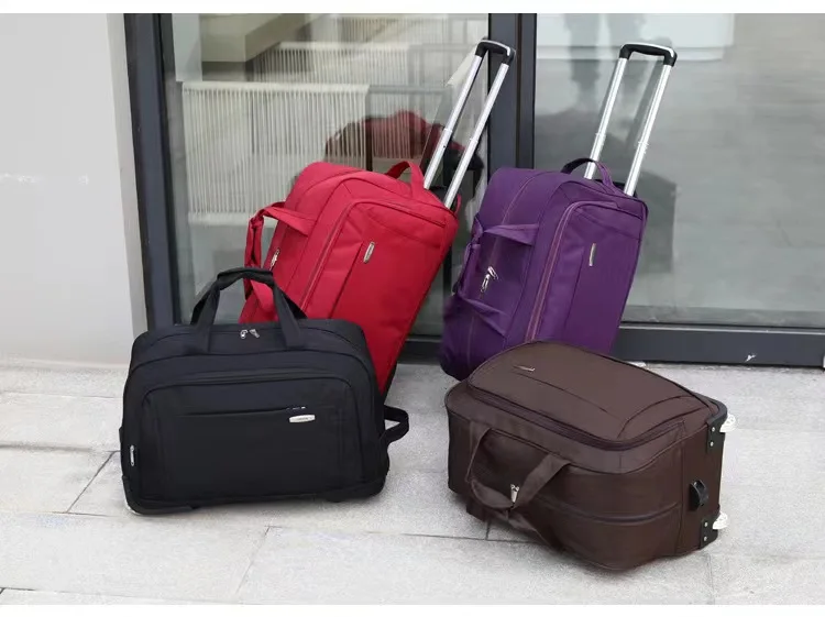 Newest Travel Bags Luggage Outdoor Light Folding Travel Bag Travel Organizer Bag with Wheels Large Capacity 20 24 26 Inch Unisex