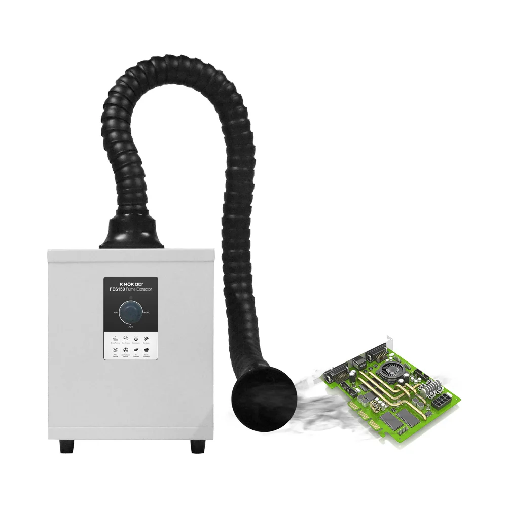 Дымоуловитель лазерный дымоуловитель HEPA фильтр 150W FES150 пылеуловитель в Китае (стандарты CE, очиститель воздуха для самостоятельной покраски при маникюрный салон красоты