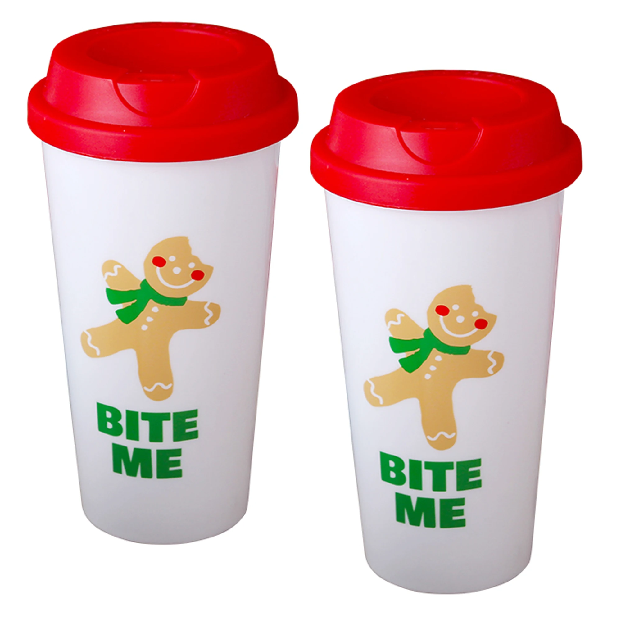 stocked item - 16 OZ Easy Take Reusable Double Wall Plastic PP Coffee Cup With Lid