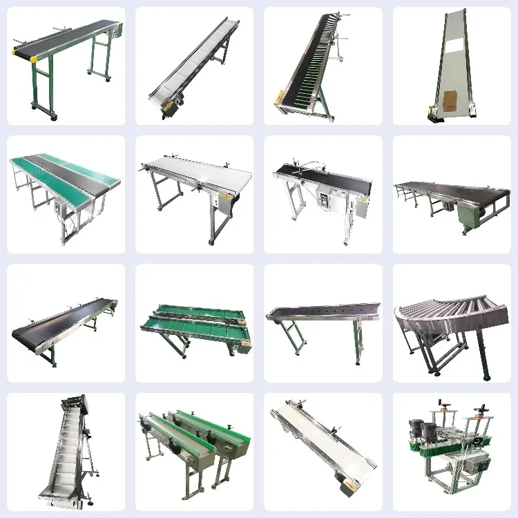 Automatic Customized Conveying Small Bottles Belt Conveyor for Coding Inkjet Machine