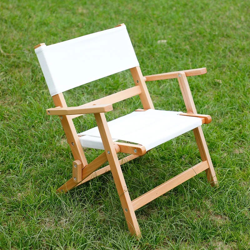 Luyuan Wholesale Price Leisure Wood Chair Picnic Comping Lawn Grass Mountain Chair Furniture