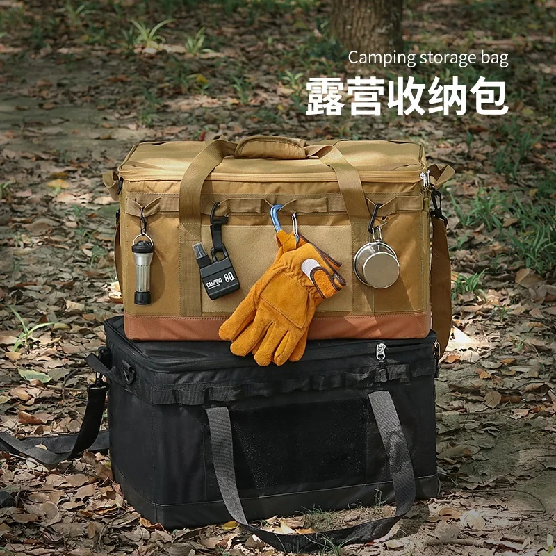 IRONDONKEY 30L45LOutdoor Oxford Cloth Handheld Multi functional Gas Tank Anti collision Bag Storage Picnic Bag Camping Equipment