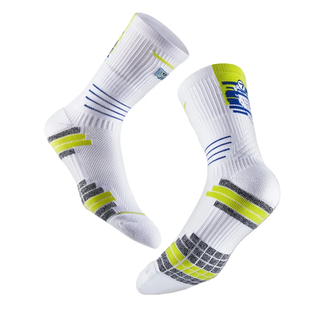 Wholesale Men Elite Socks Embroidery Logo High Quality Crew Socks Athletic Basketball Football Socks