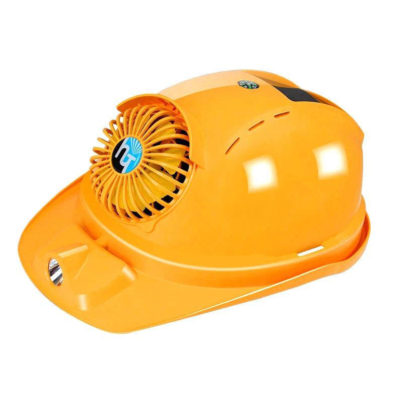 2021 New Solar Fan BT Speaker Electric Lighting Summer Helmet Cooling Fan