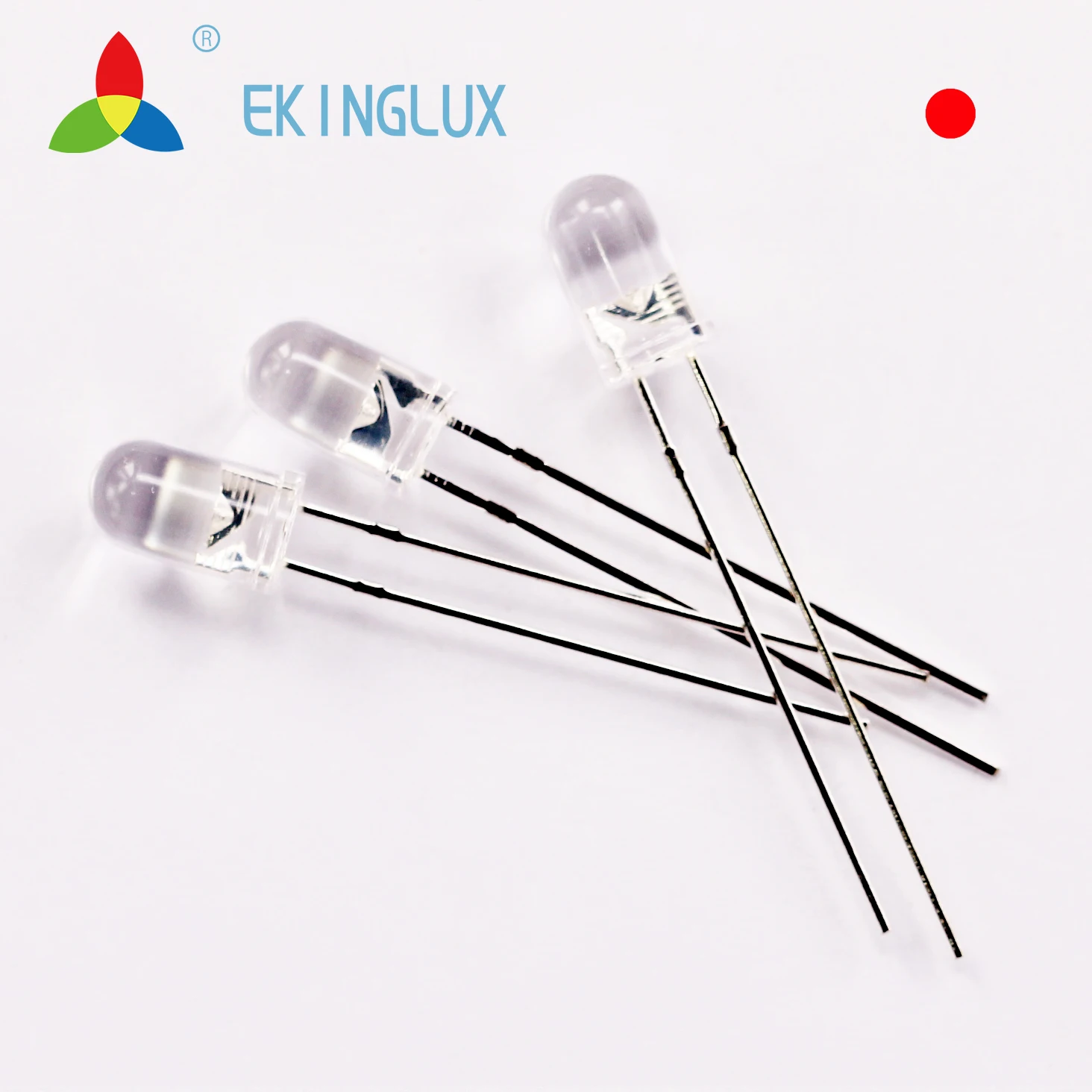  Ekinglux 5 мм светодиод 2 ноги красные светодиодные лампы яркость красный с поверхностным монтажом светодиодный epistar led Светодиодная лампа 1