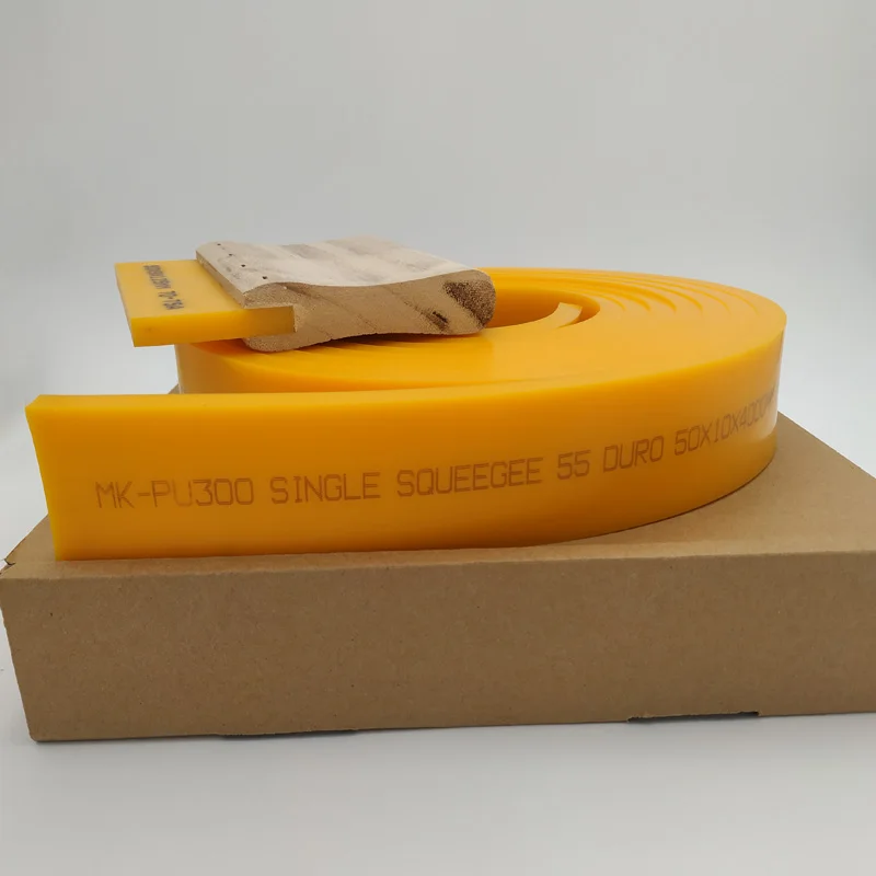 60A 70A 80A 90A Shore a Polyurethane Screen Printing Squeegee Polyurethane Squeegee Rubber