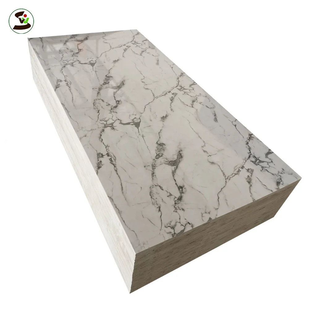 Perfect Quality pvc imitation marble sheet panel hall decoration