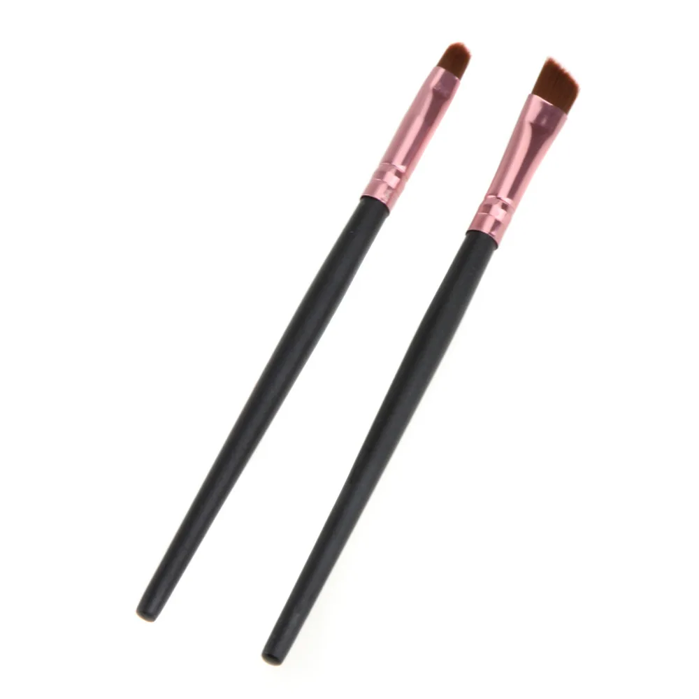 6PCS Small Makeup Eyeshadow Blend Brush Set Double Ended Eye Brush Flat Concealer Brush