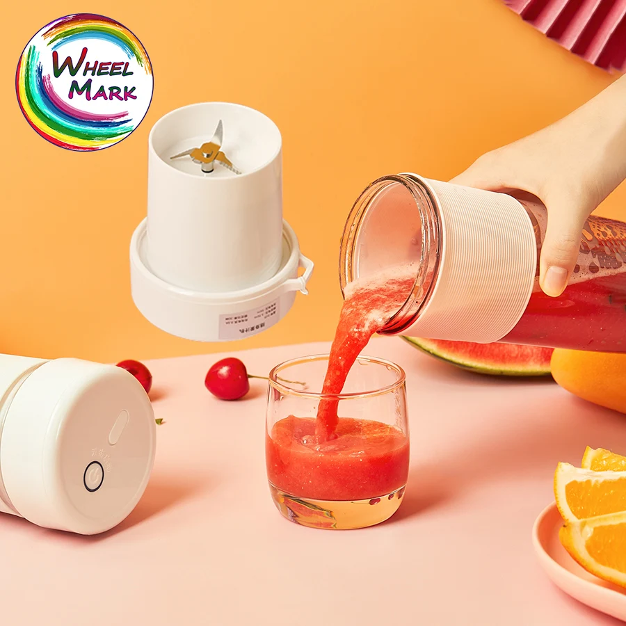 214 Magnetic Wireless Charging Portable Waterproof Blender Mini Fruit Juicer Extractor Blender For Mixing Shaking Smoothing