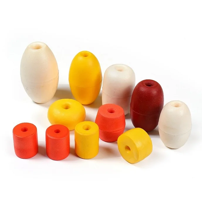 Wholesale different size type pvc fishing float for fishing round hdpe fishing floats