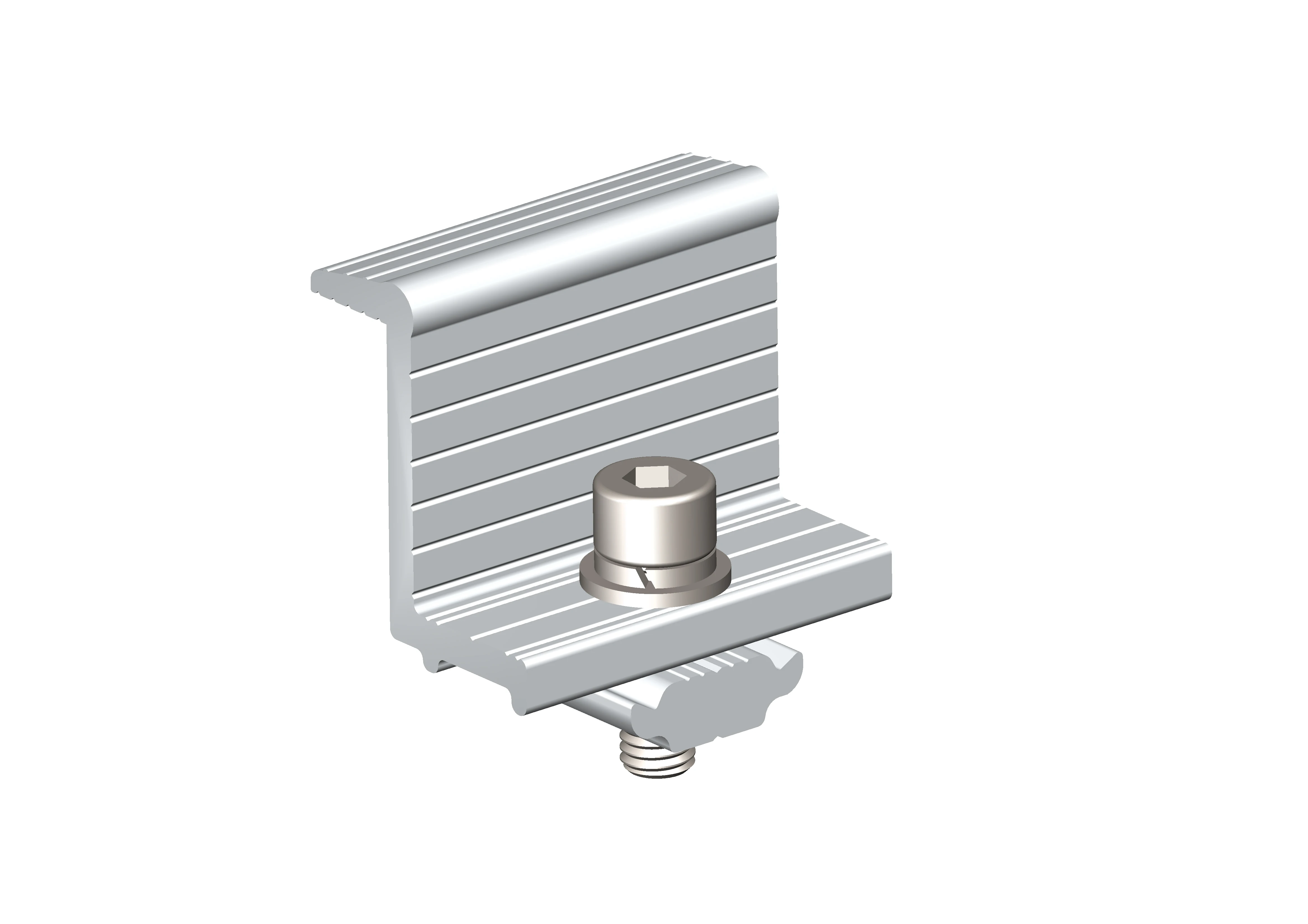 Factory manufactured metal roof L feet aluminum solar mounting