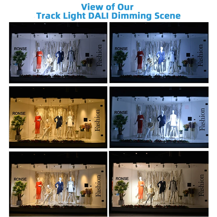  RONSE CCT Switchable Changeable Focusable Adjustable Zoommable 30W Track Light Spotlight Ultra Bright Office