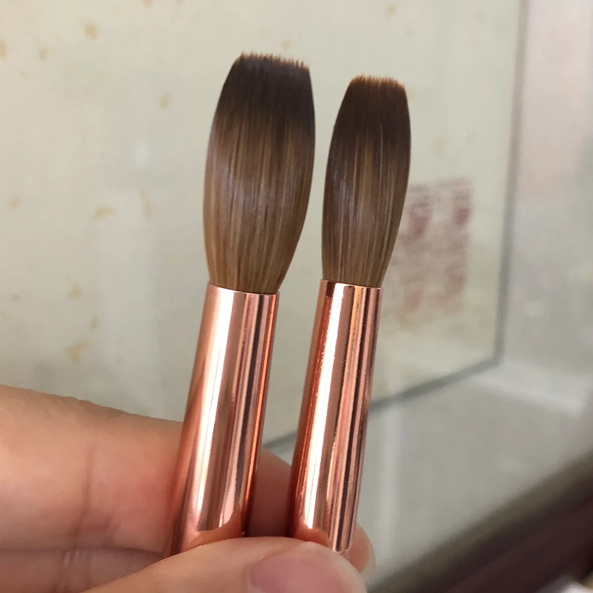 High Quality 100%Pure Kolinsky Acrylic nail Art Brush Wooden Handle Kolinsky Sable Brush Acrylic Nail Art Brush Size