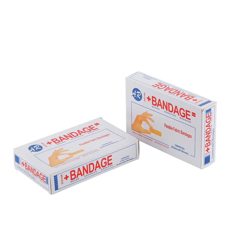 Custom printed waterproof band aid medical wound dressing band aid plaster for nose