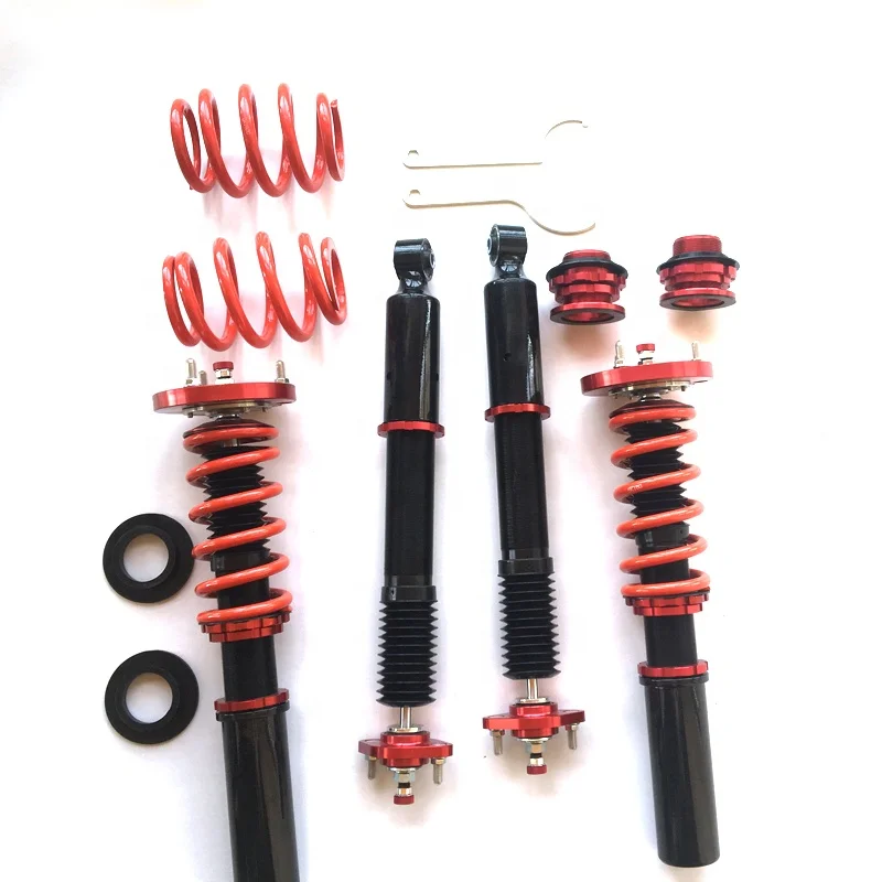 Height Adjustable Full Coilover Struts Shocks Absorber Suspension Damper Kit for BMW E46 3 Series 320i 323i